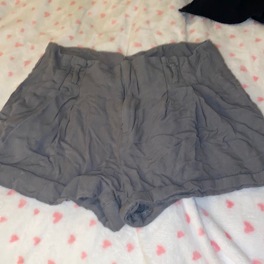 Army green shorts